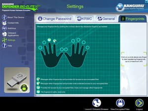 Einrichtung des Fingerprint Sensors