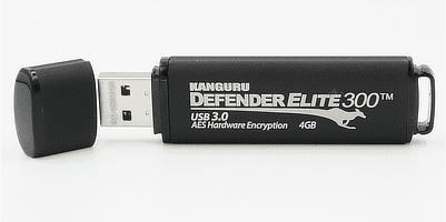 Kanguru Defender Elite300, BasedOn BSI, sicherer USB-Stick