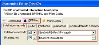 Beispiel einer Imageing Installationsmethode