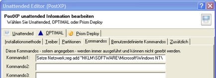 Heimatnetzwerk bei der Betriebsysteminstallation angeben