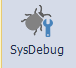 Icon für Einschalten des System Logs