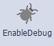 Icon für das Einschalten des Logs in der Phase Postinjection